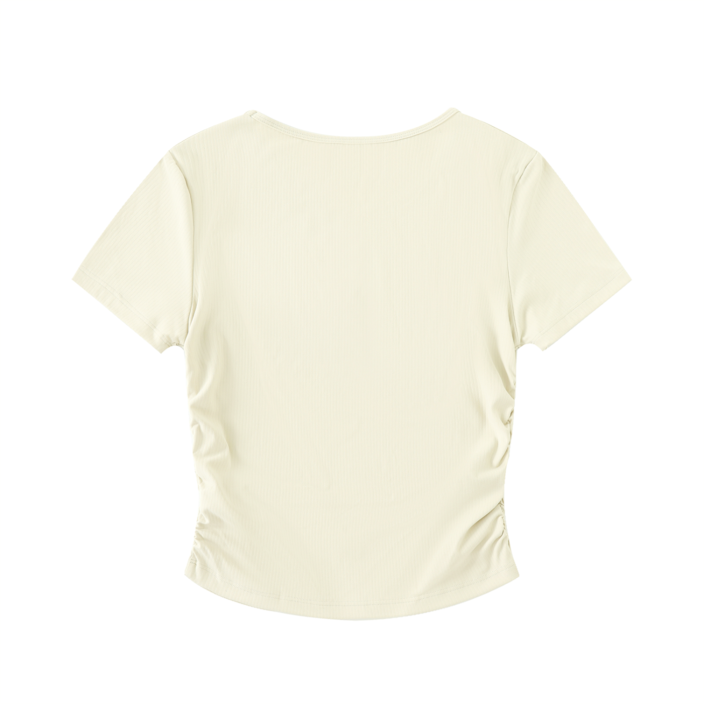 Bitch - Ruched Bodycon Crop Top