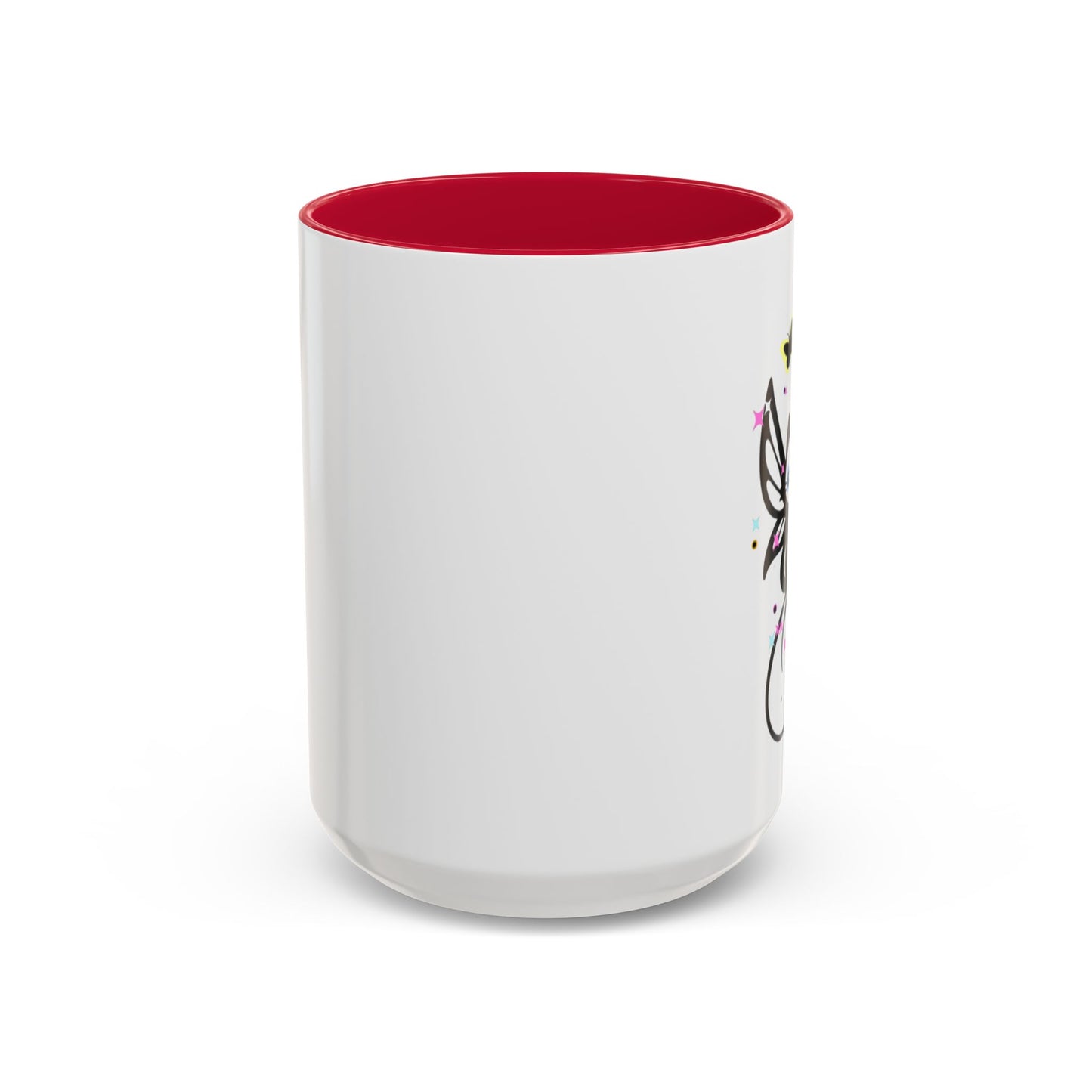 Magical Cat Fairy Mug - Colorful 11oz & 15oz Coffee Cup for Cat Lovers