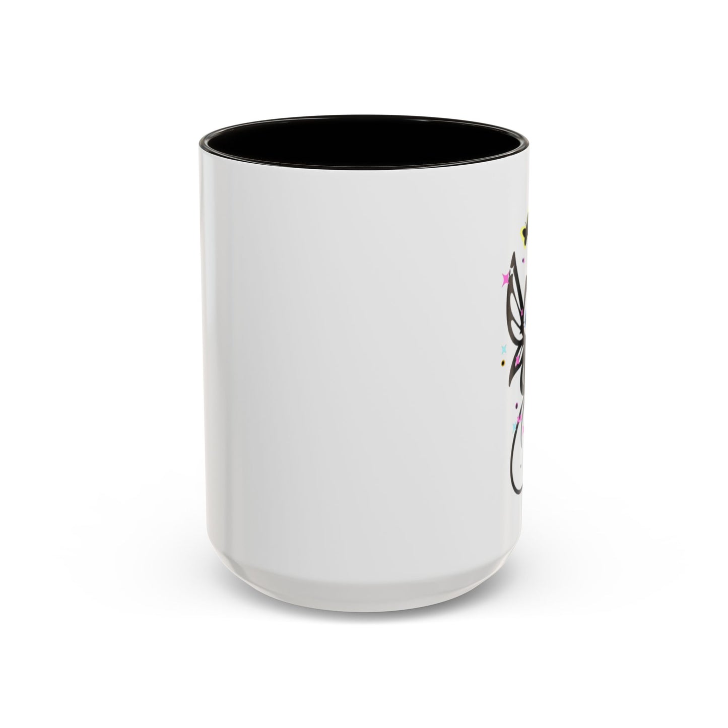 Magical Cat Fairy Mug - Colorful 11oz & 15oz Coffee Cup for Cat Lovers