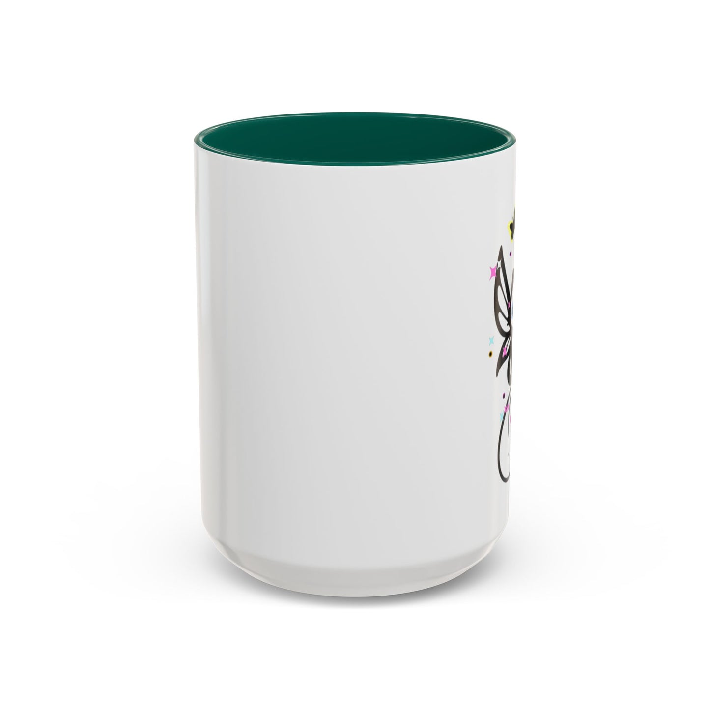 Magical Cat Fairy Mug - Colorful 11oz & 15oz Coffee Cup for Cat Lovers
