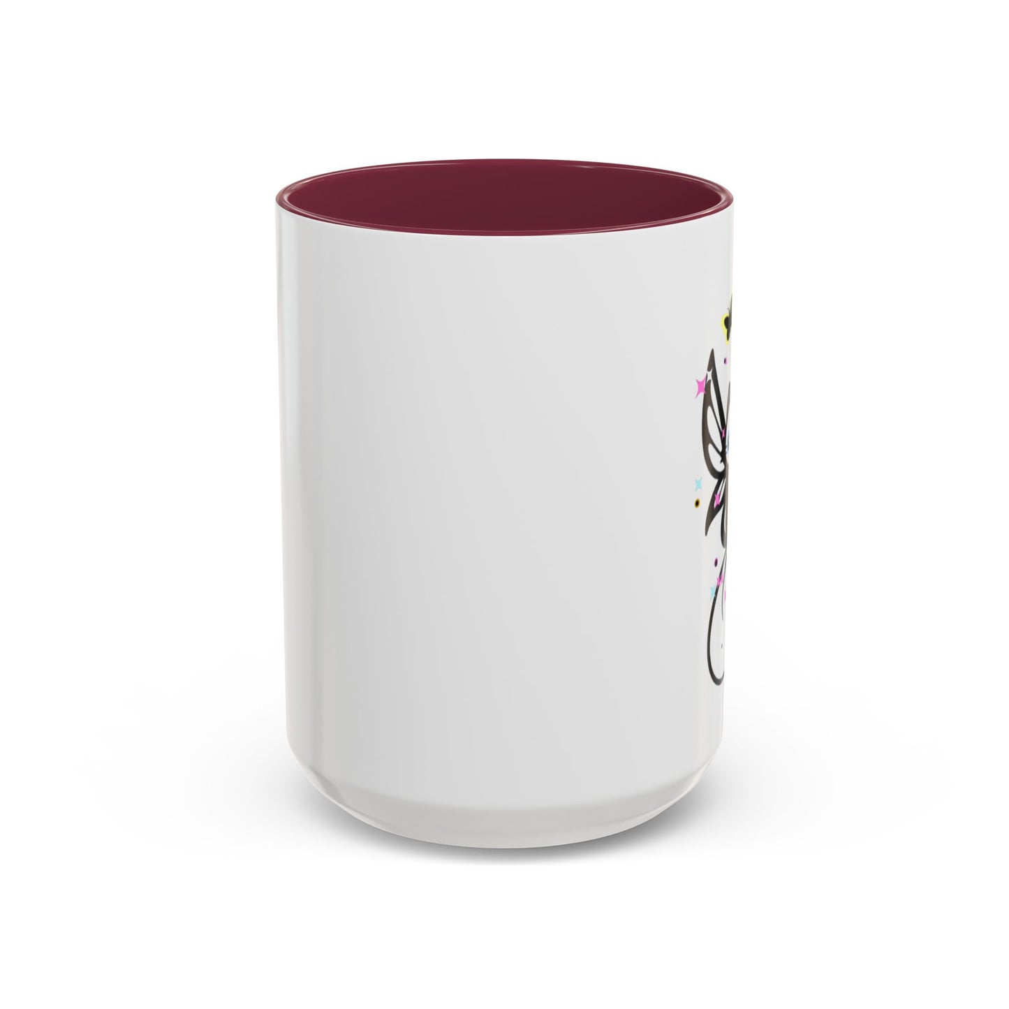Magical Cat Fairy Mug - Colorful 11oz & 15oz Coffee Cup for Cat Lovers