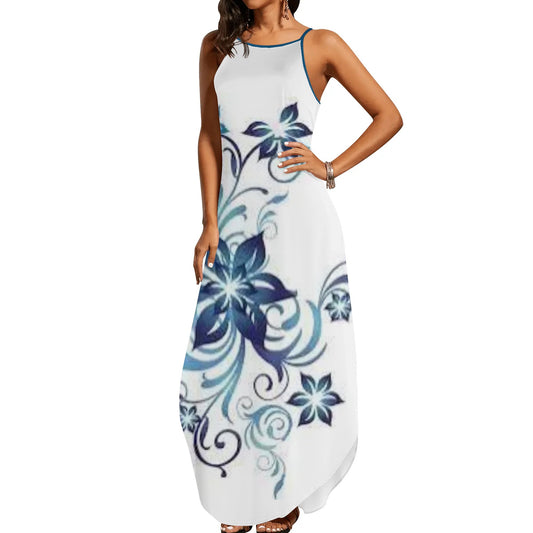 Womens Elegant Sleeveless Evening Dress