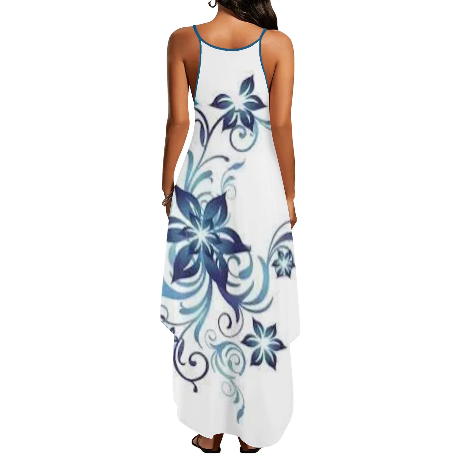 Womens Elegant Sleeveless Evening Dress