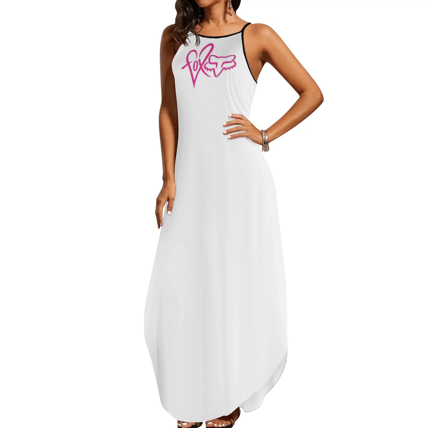 Womens Elegant Sleeveless Evening Dress