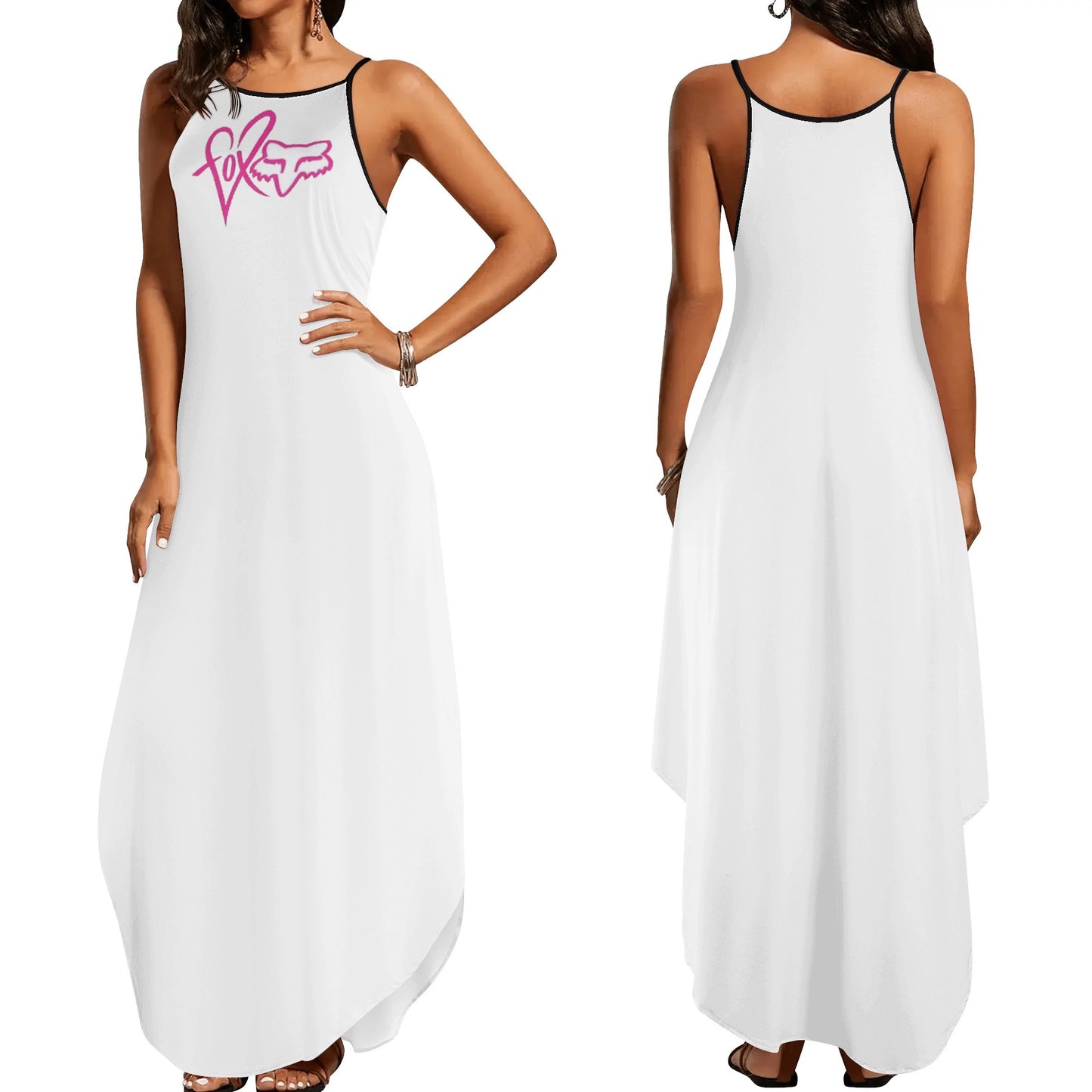 Womens Elegant Sleeveless Evening Dress