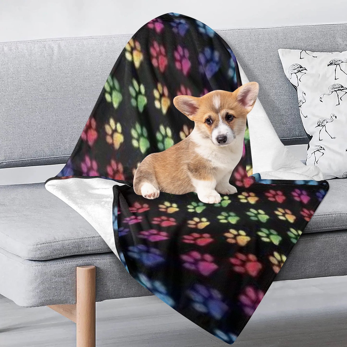Pets Packable Flannel Blankets