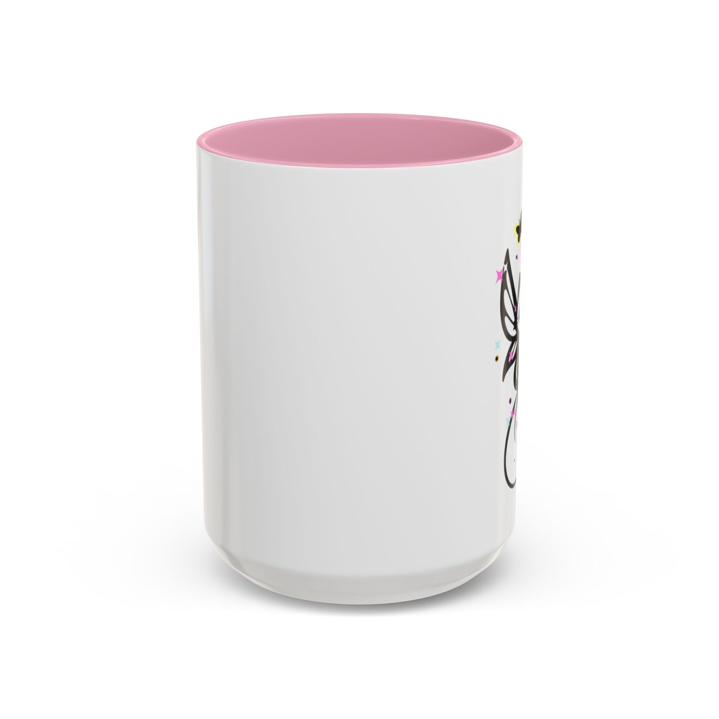 Magical Cat Fairy Mug - Colorful 11oz & 15oz Coffee Cup for Cat Lovers