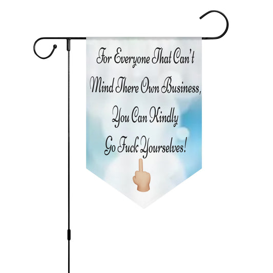 Garden Flag Banner (Inverted-triangle) 12X18 In