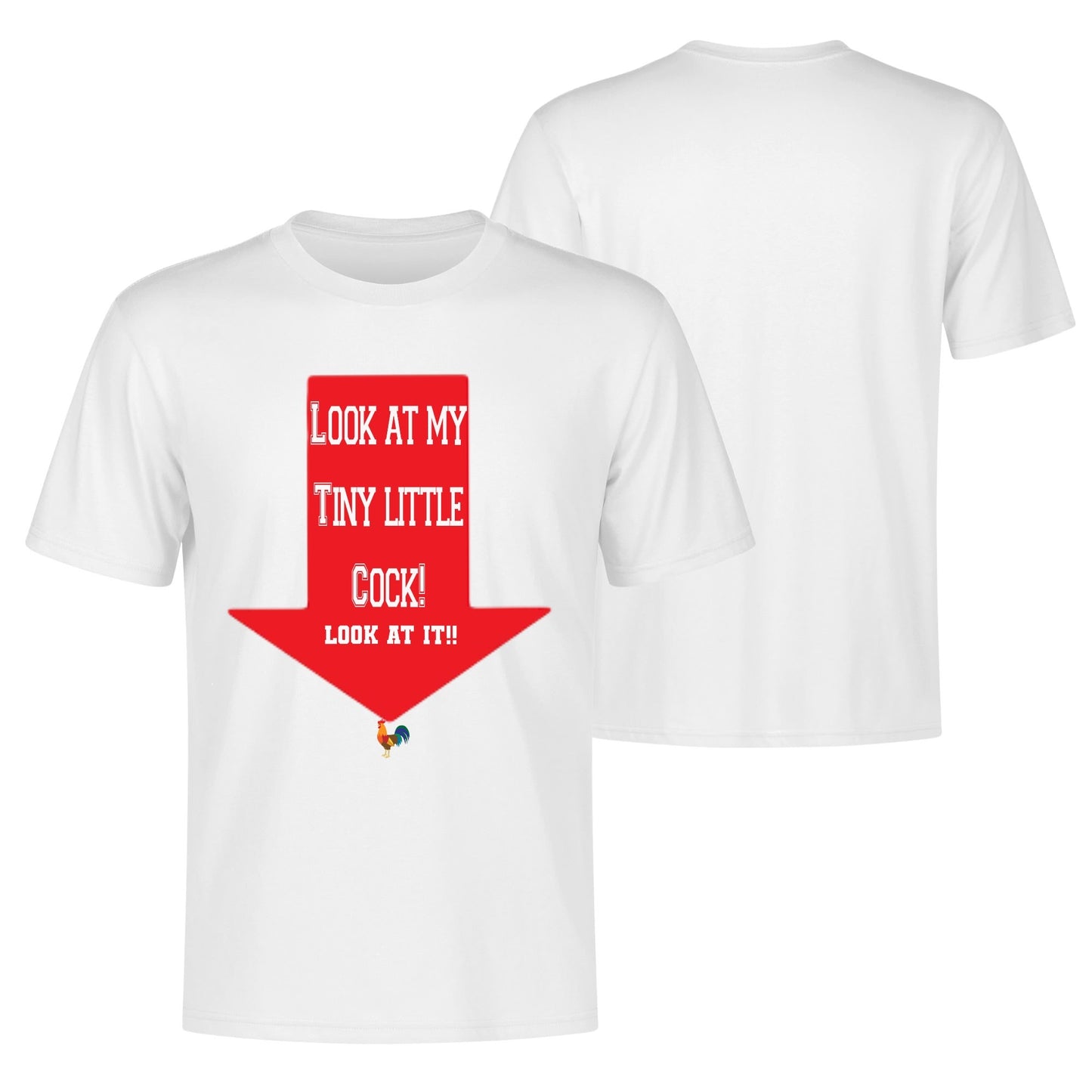 Mens Cotton Front & Back Printing T-Shirt