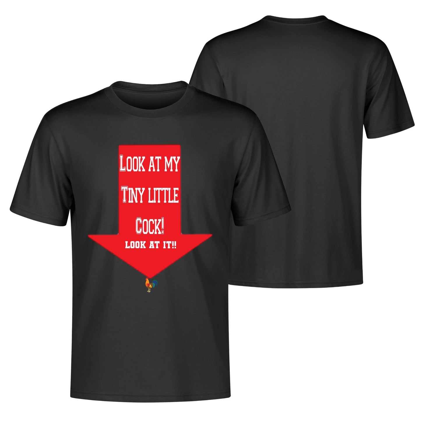 Mens Cotton Front & Back Printing T-Shirt