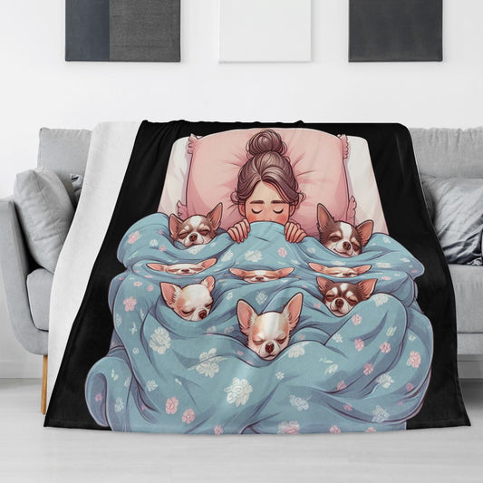 Horizontal Flannel Breathable Blanket 4 Sizes