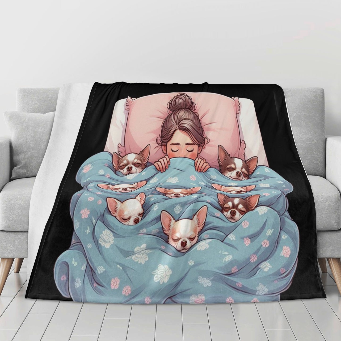 Horizontal Flannel Breathable Blanket 4 Sizes