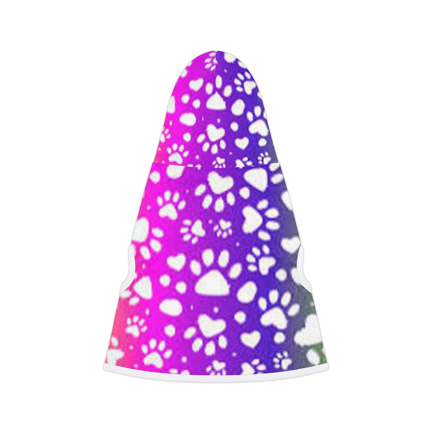 Rainbow Paw Print Pet Hoodie - Colorful Dog Sweater for Stylish Pets