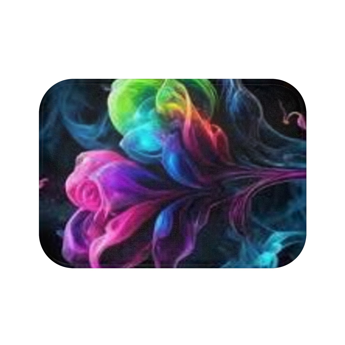 Vibrant Floral Bath Mat – Colorful Rose Design for Modern Bathrooms